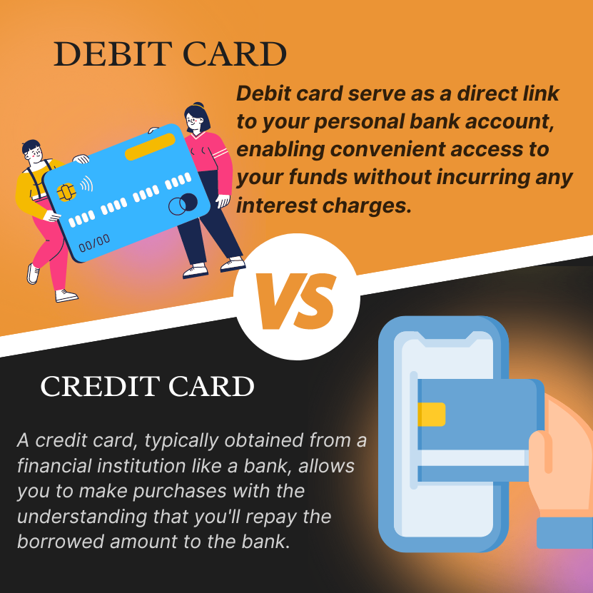 Debit Card And Credit Card.