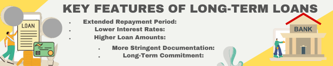 key features of long term loans